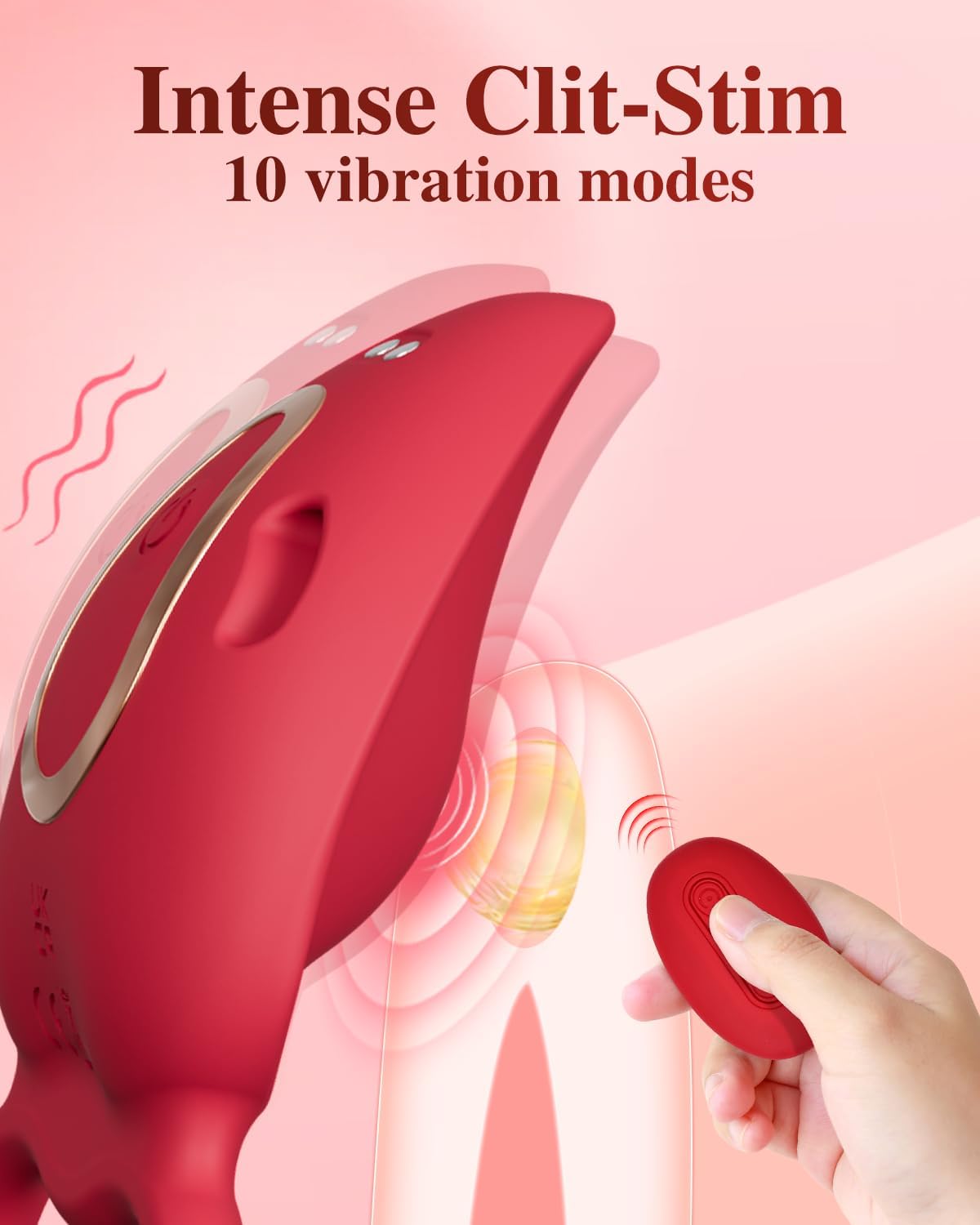 Cosyfun Couples Vibrator with Lace Panties - Wearable Clitoral Stimulator (L) thumbnail 3